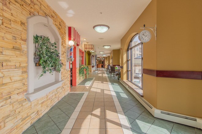 river ridge home gallery hallway